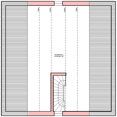 Grundriss Spitzboden