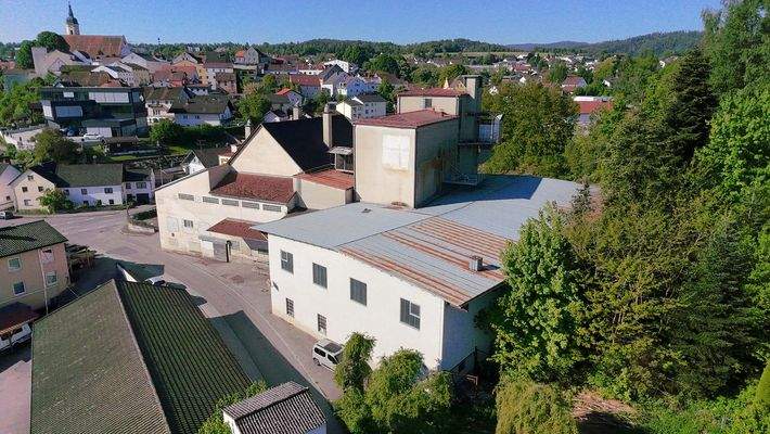 3148-Brauerei von Hinten