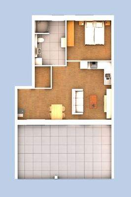 3D Ansicht Wohnung 11