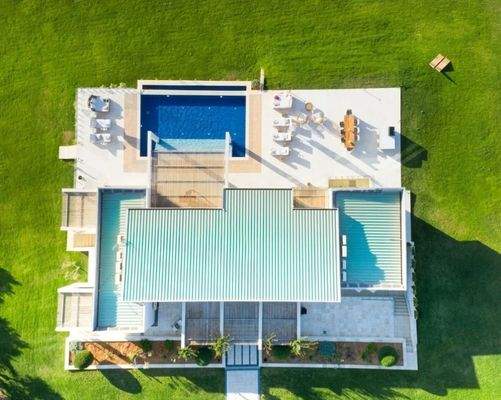 Kreta, Kalathas: Moderne mediterrane Villa mit atemberaubendem Meerblick zu verkaufen