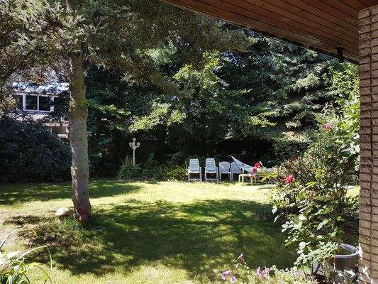 Blick auf den Garten