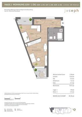 Grundriss Whng. 3201 (Seite 1)