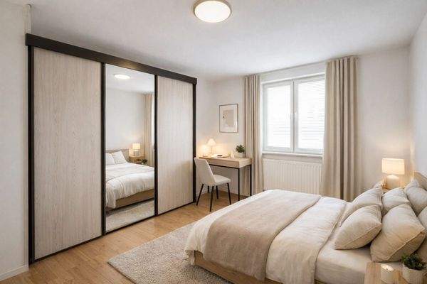 Schlafzimmer 3, KI generiert