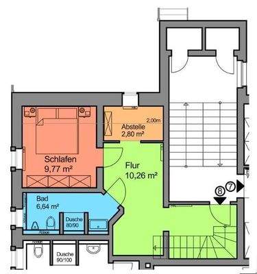 Grundriss 2. Obergeschoss