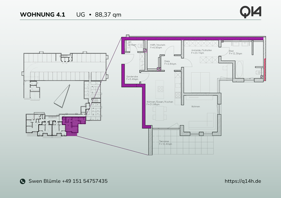 WHG 4.1 Grundrissplan