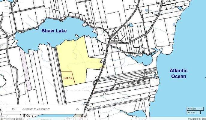 Cape Breton - Shaw Lake - 11,2 Hektar-Areal in her