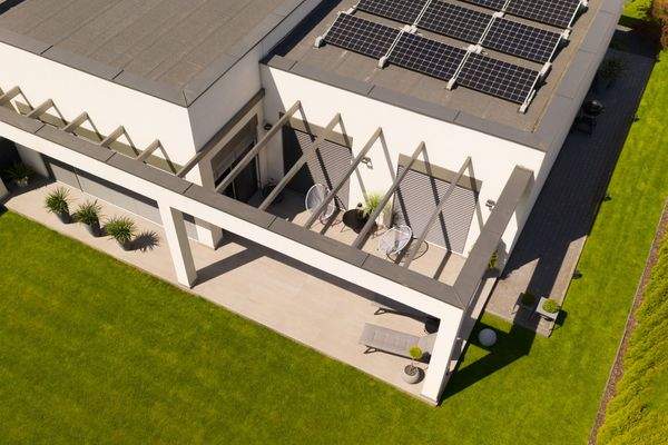 Vogelperspektive Terrasse (Konzeptidee)