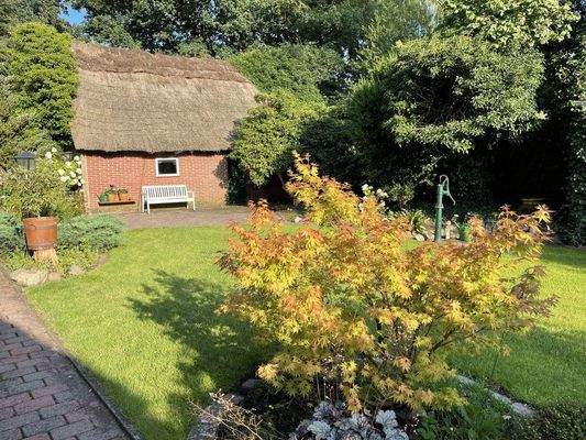 Blick auf die Garage