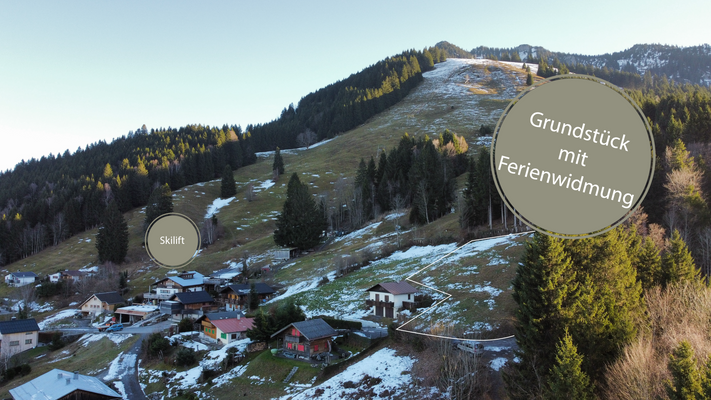 Grundstück mit Ferienwidmung