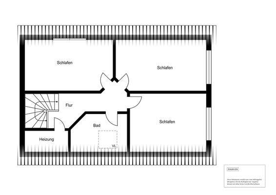 Grundriss Dachgeschoss