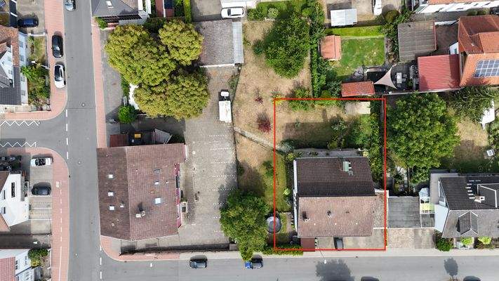 Luftbildaufnahme Grundstück