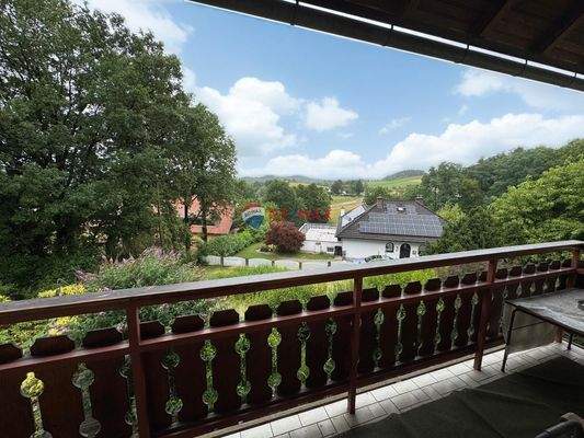 Ausblick von Terrasse im EG