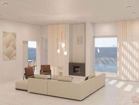 Kreta, Schisma Eloundas: Exklusives Grundstück mit Meerblick und Baugenehmigung zu verkaufen