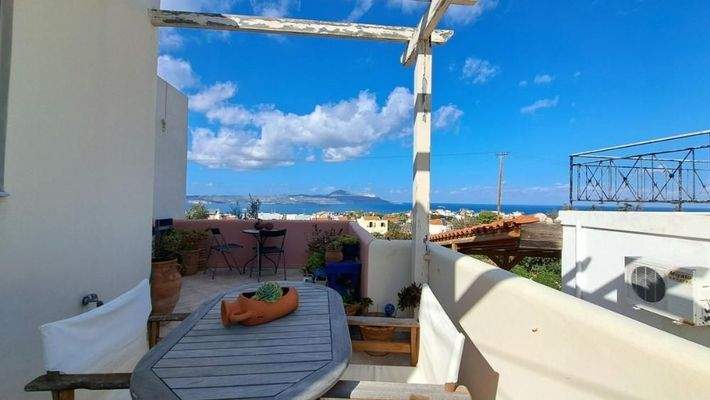 Ferienhaus mit 2 Schlafzimmern und atemberaubender Aussicht in Plaka