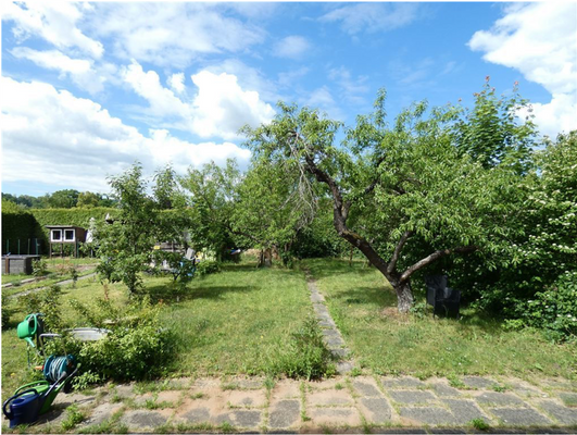 Gartenanteil kl. und gr. Wohnung