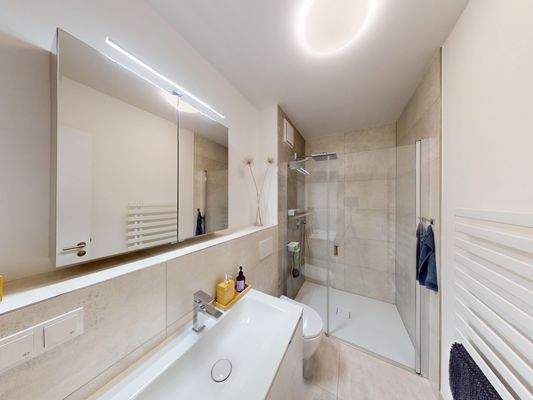 Gäste-WC mit Dusche