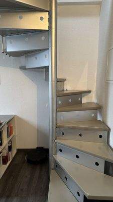 Treppe zum Dachgeschoss