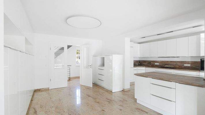 Wohnbereich und Küche