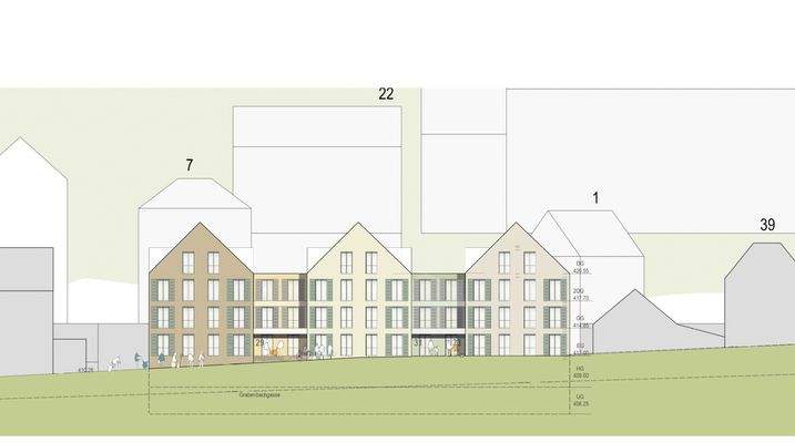 Ansicht Neubauplanung