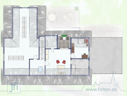 Grundriss Obergeschoss