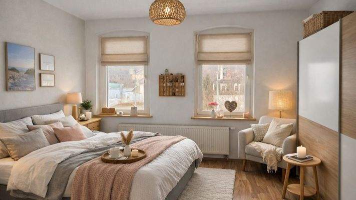 Schlafzimmer - OG (Wohnbeispiel)