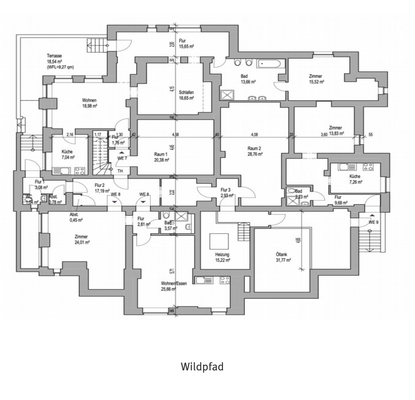 Grundriss Souterrain