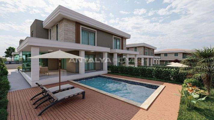 Houses with Private Pools and Gardens in Manavgat