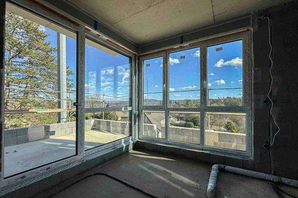 Panoramafenster-Schlafzimmer