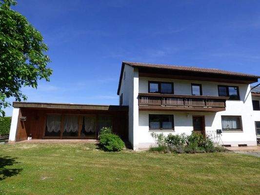 Ansicht Wohnzimmer-Anbau und Freisitz