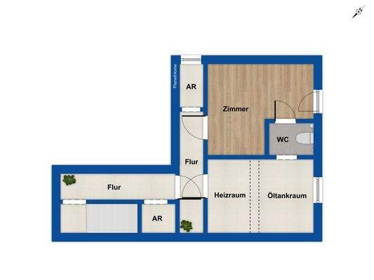 Grundriss Untergeschoss