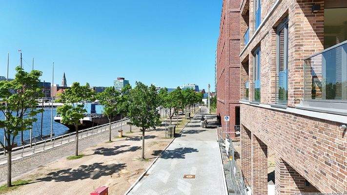 Seitenansicht Richtung City