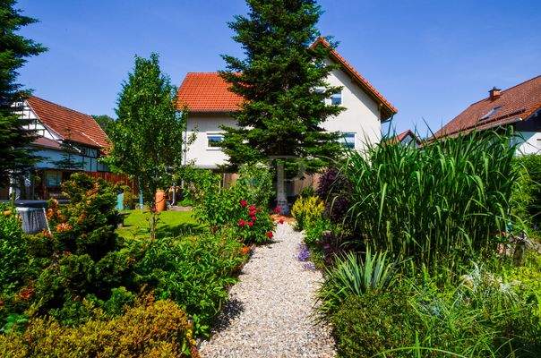 Ansicht Haus Garten