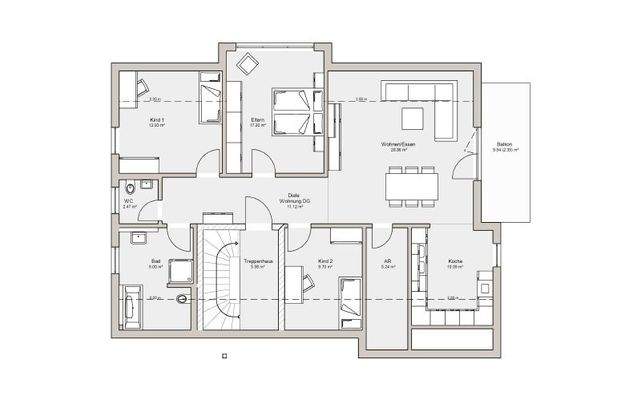 Grundriss Dachgeschoss