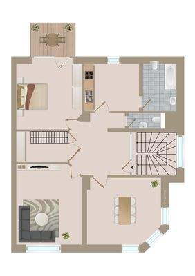 Grundriss 1. Dachgeschoss