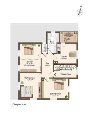 GRUNDRISS OBERGESCHOSS