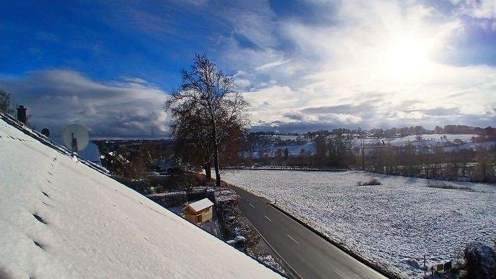 Blick aus Dachfenster