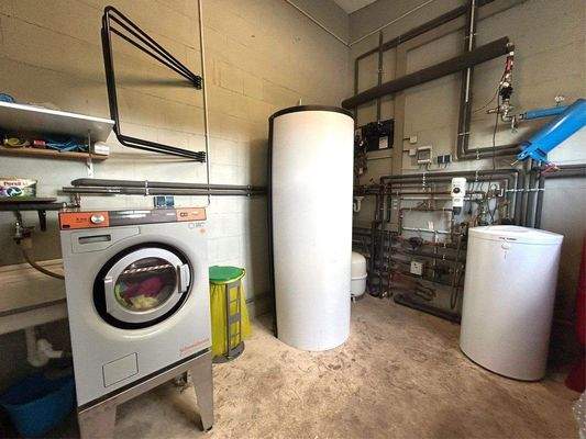 Fernwärme Waschen Halle