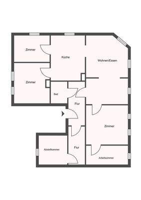 5-Zimmerwohnung Dachgeschoss