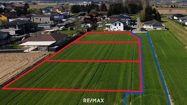 Grundstücke ungefährer Grenzverlauf