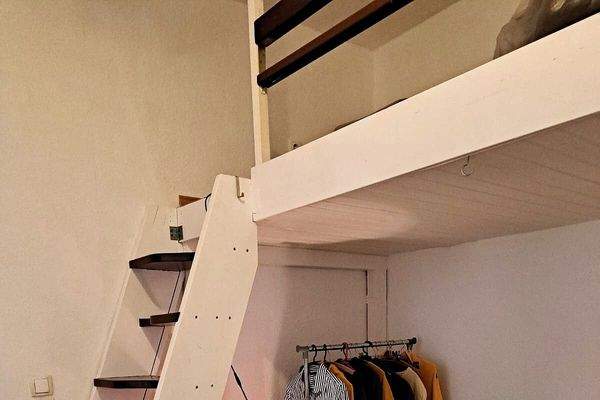 Hochbett im Schlafzimmer