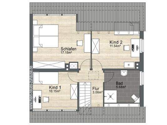 Grundriss Dachgeschoss