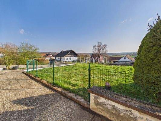 Ausblick Terrasse Gartengeschoss