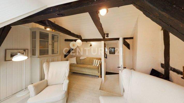 Leseraum im Dachgeschoss