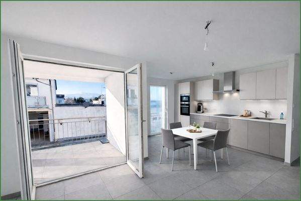 Küche eingerichtet KI-generiert