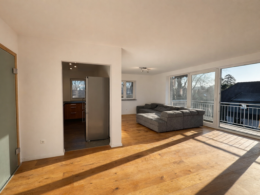 Wohnzimmer Blick Küche