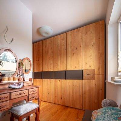 Ankleide im Schlafzimmer