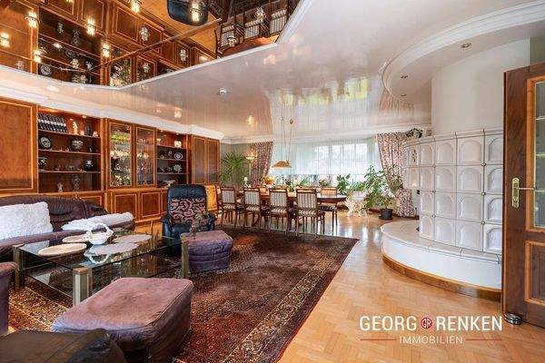 EFH Karlshöfen Blick ins Wohnzimmer EG