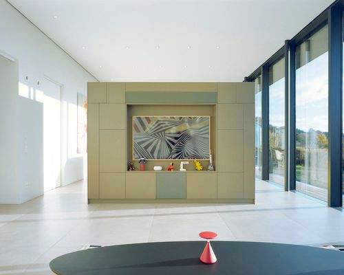 Blick Wohnzimmer zur Küche