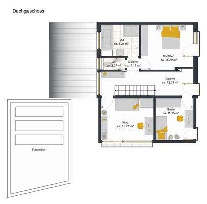 Grundriss Dachgeschoss