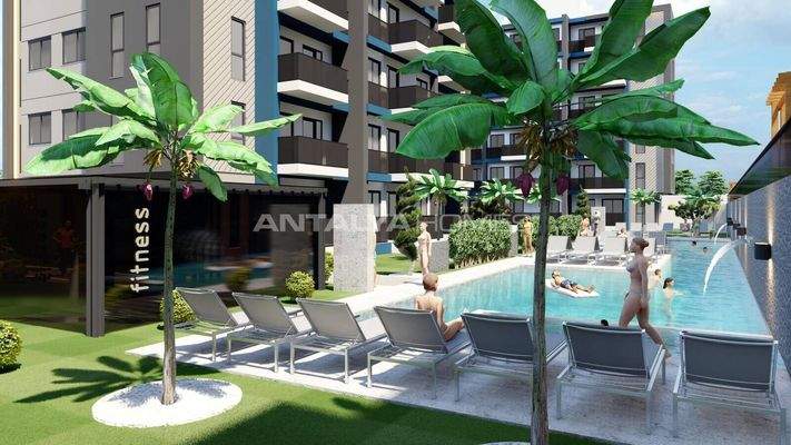 Stylish Apartments in Antalya with Pool and Indoor Parking